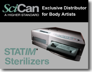 SciCan Official Distributor for Body Artists: Statim Sterilizers by Brian Skellie